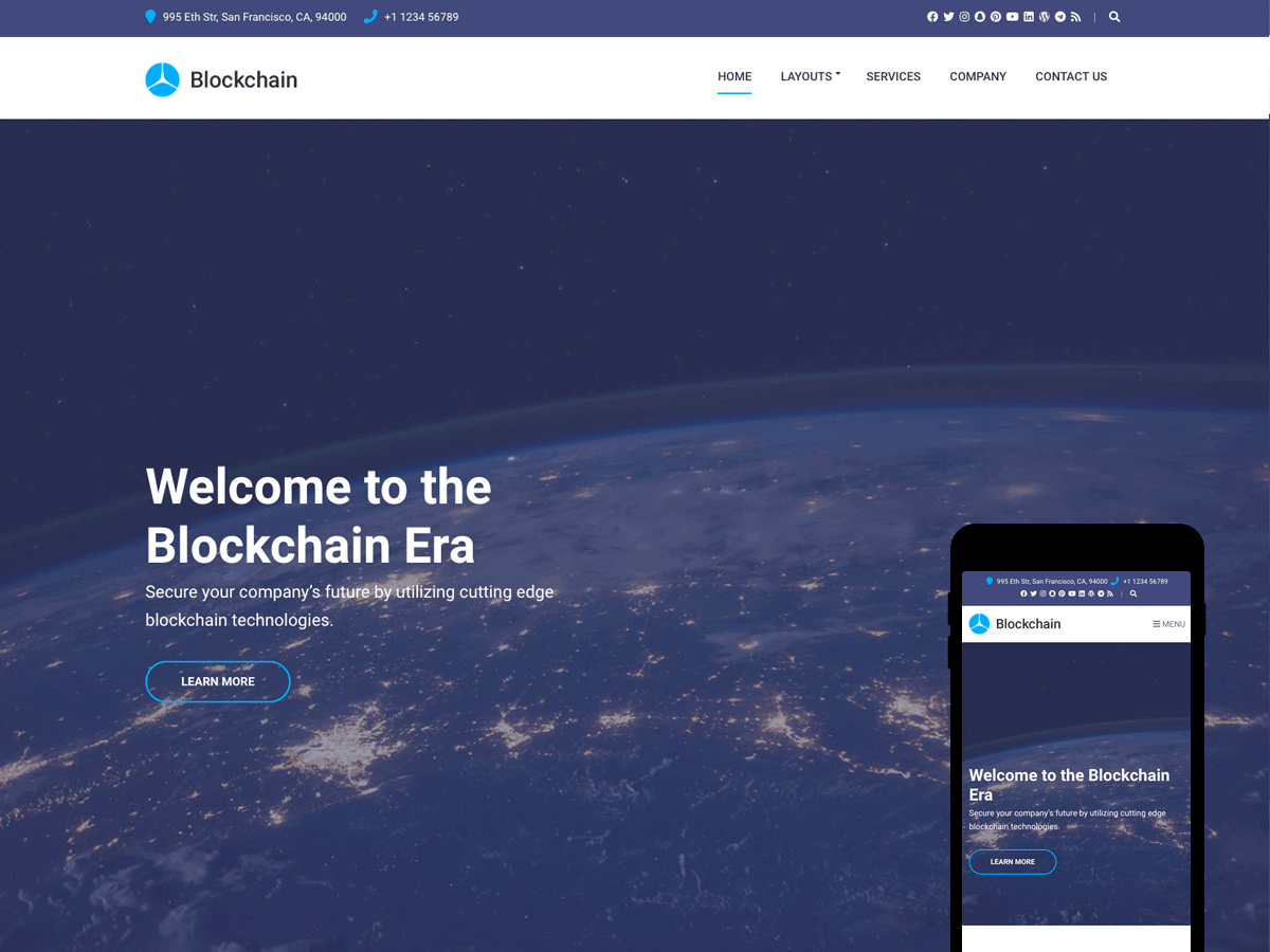 Blockchain Lite | WordPress Theme | WordPress.org Español (Costa Rica)