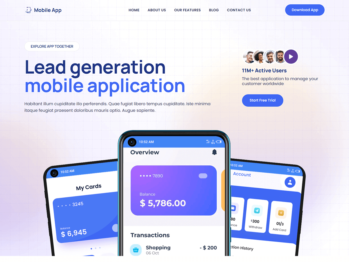 WordPress主题：Blockskit Mobile App
