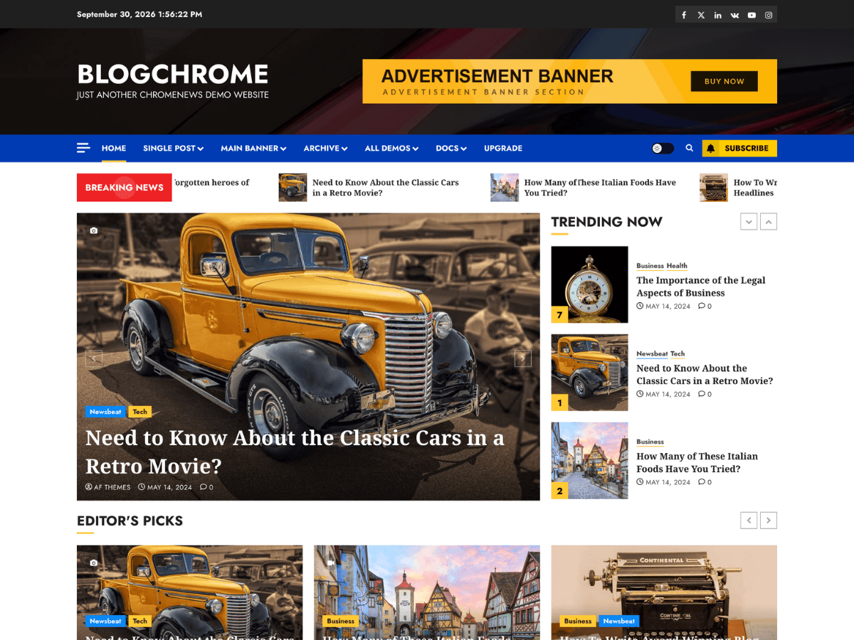 WordPress主题:BlogChrome