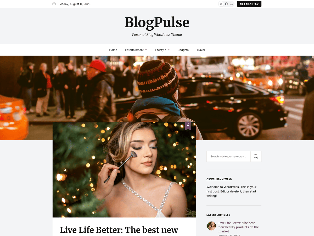WordPress主题:BlogPulse