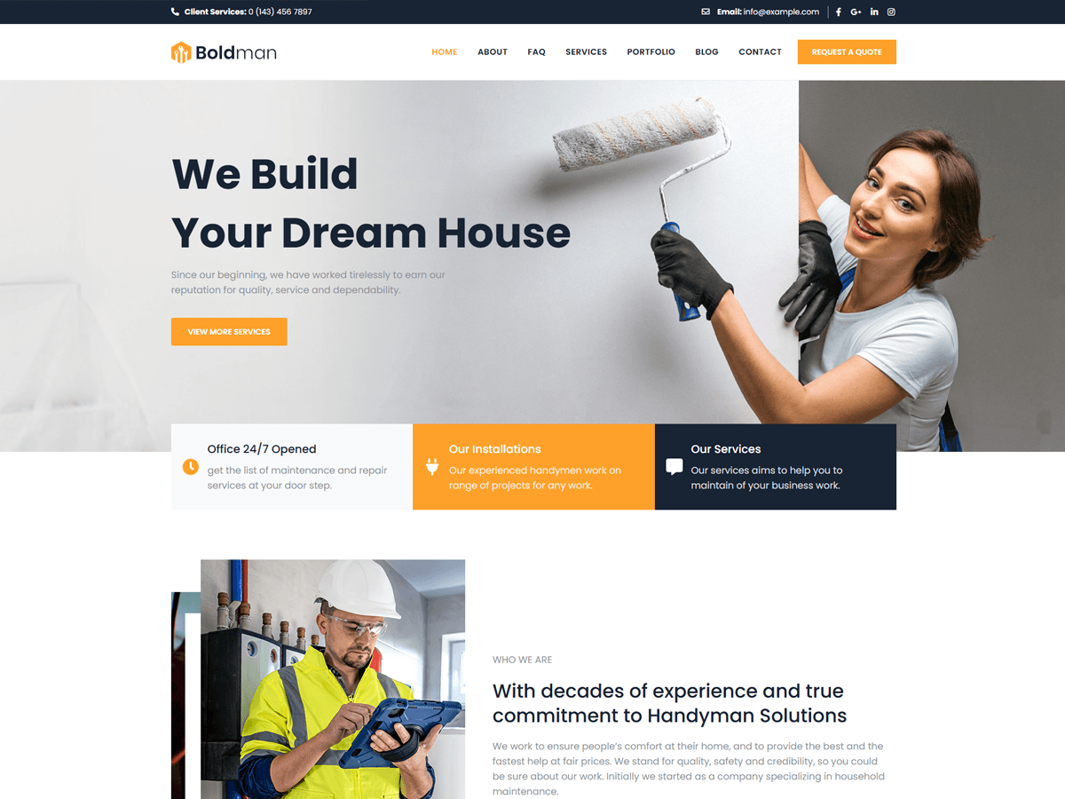 WordPress主题:Boldman Lite