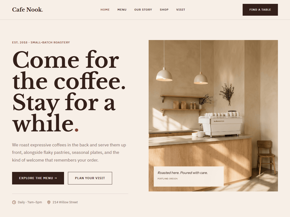 WordPress主题：Cafe Nook