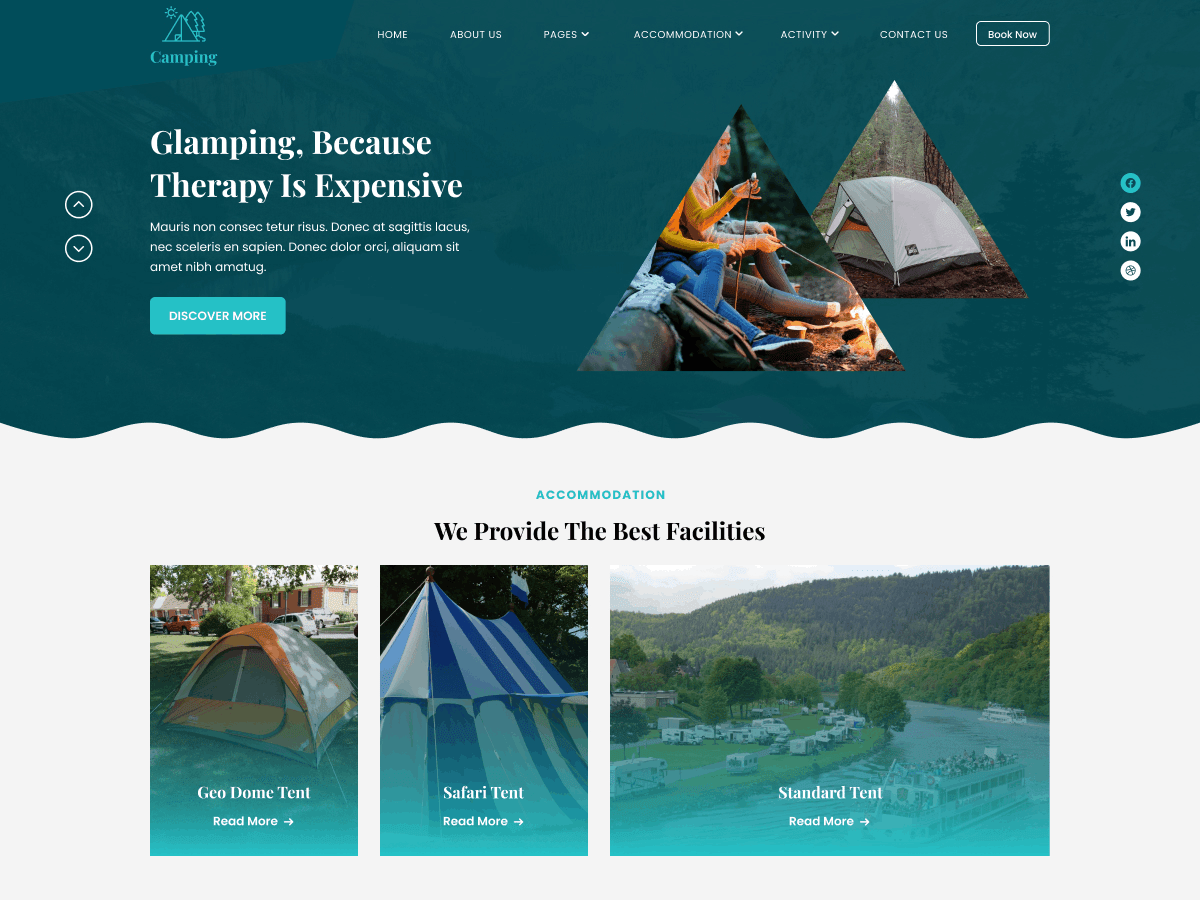 Camping Zone | WordPress Theme | WordPress.org, image size:1200x900