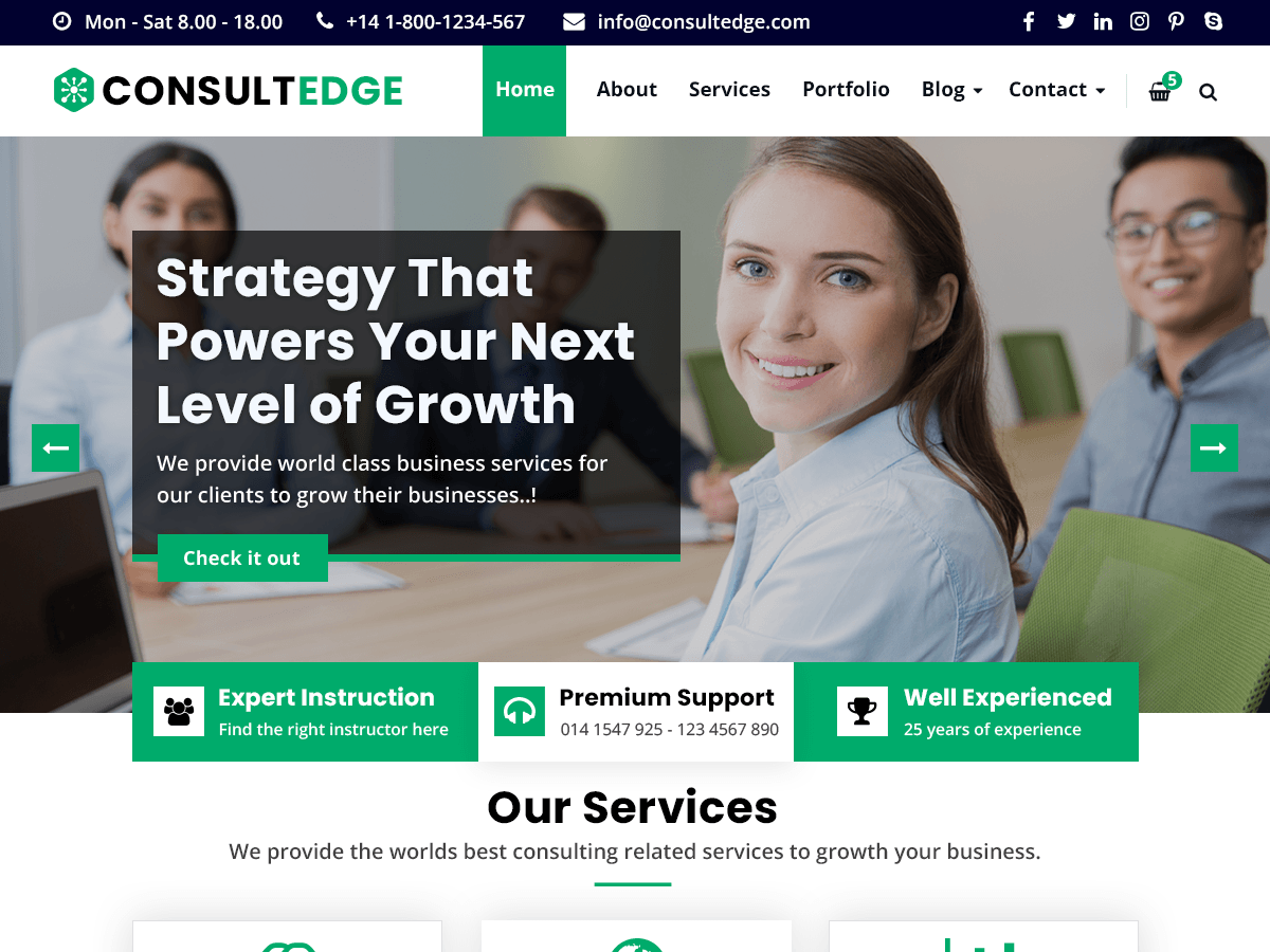 WordPress主题：ConsultEdge