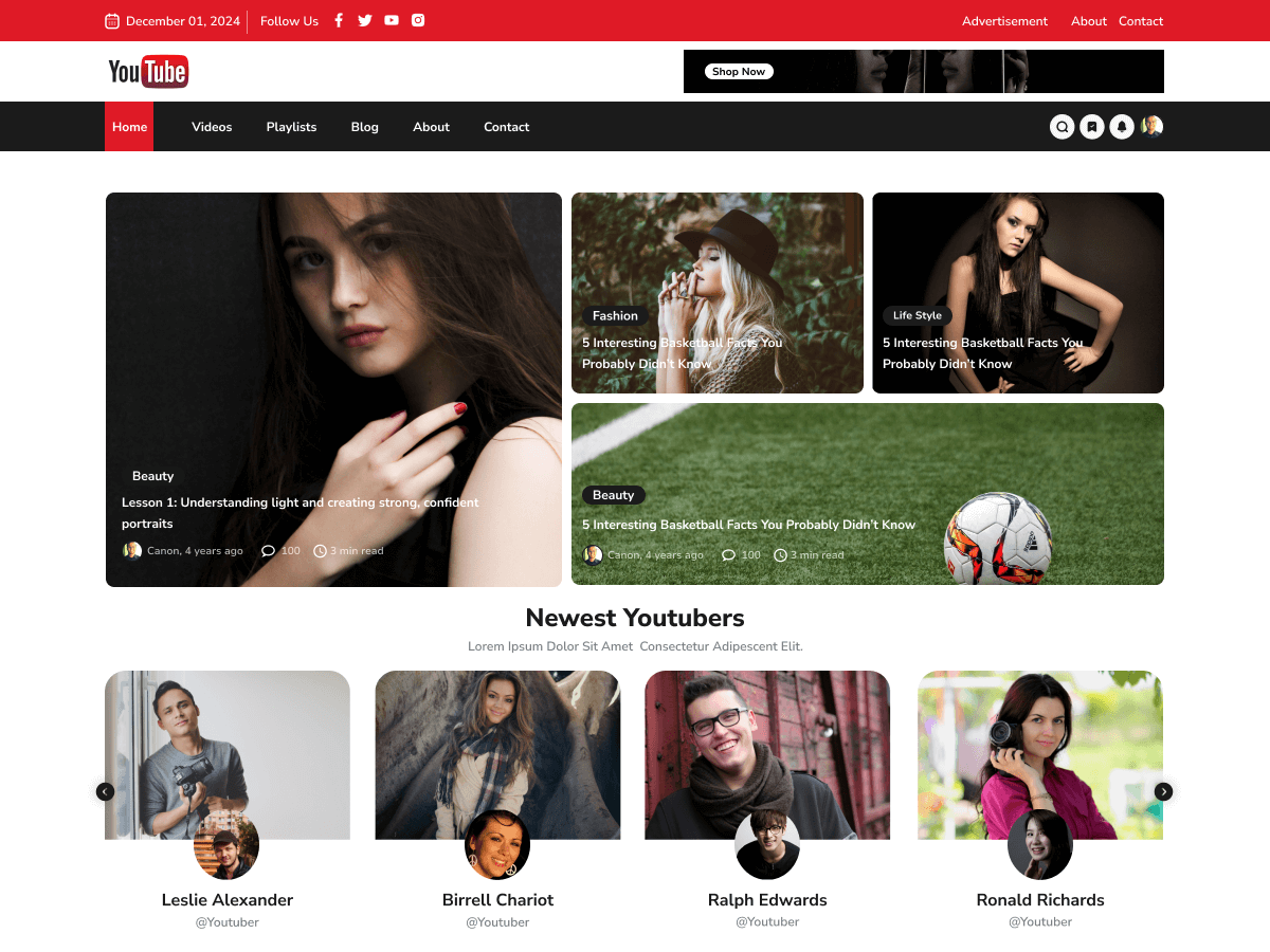 WordPress主题：Content Creator