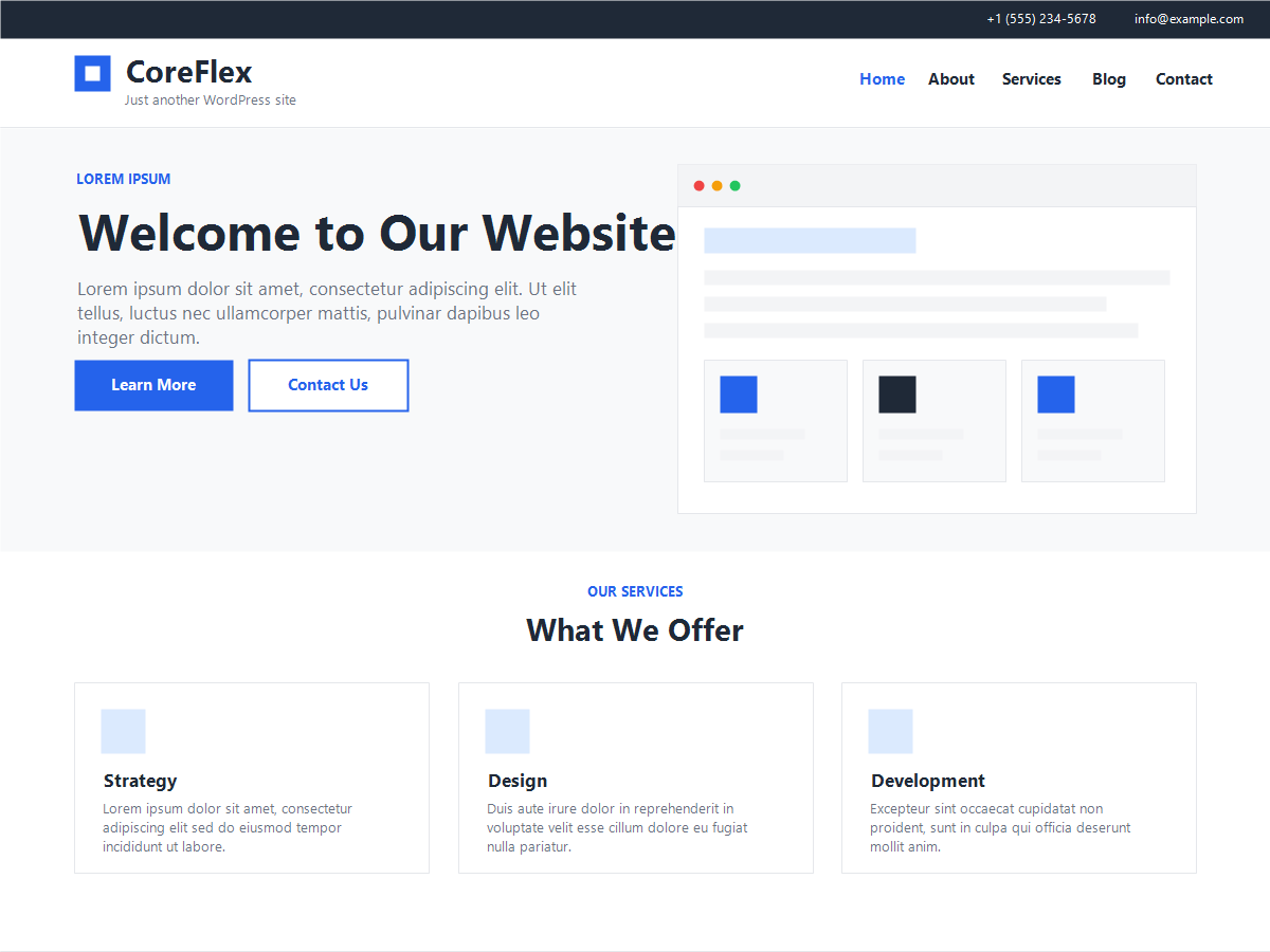 WordPress主题:CoreFlex