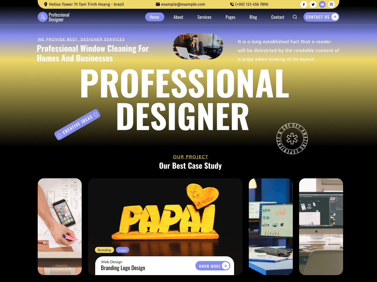 WordPress主题:Creative Designer