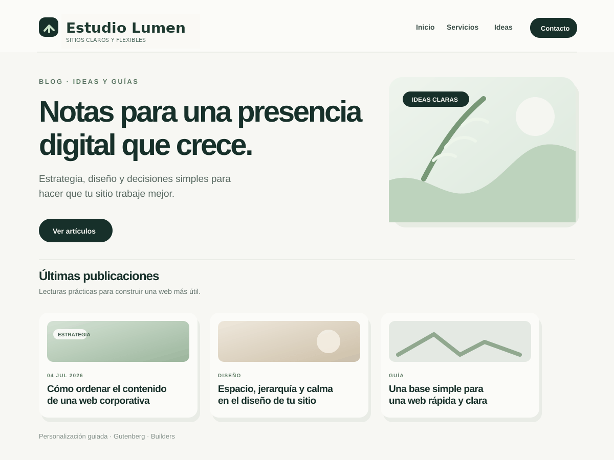 WordPress主题:CreceWeb Lumen