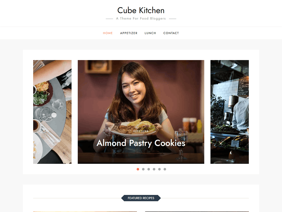 WordPress主题：Cube Kitchen