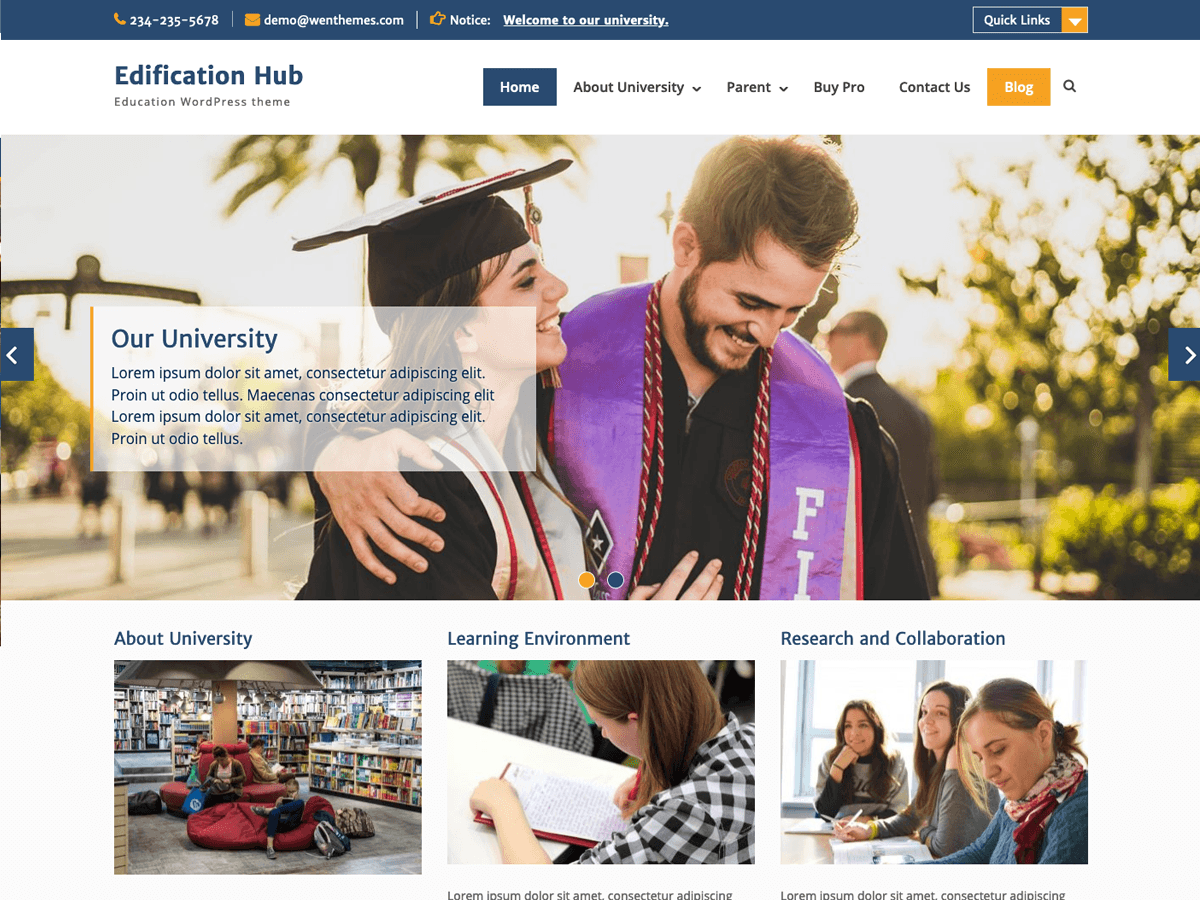 Edification Hub – WordPress theme | WordPress.org