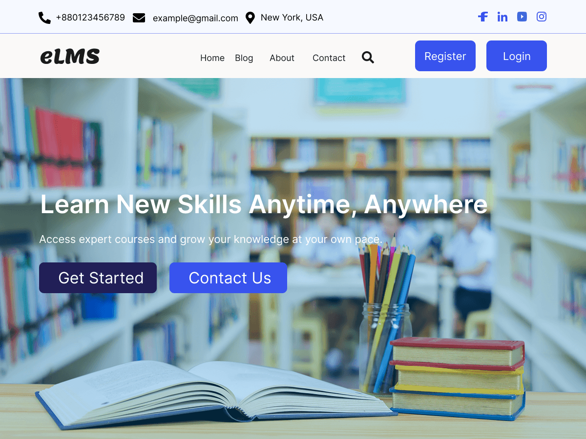 WordPress主题：eLMS
