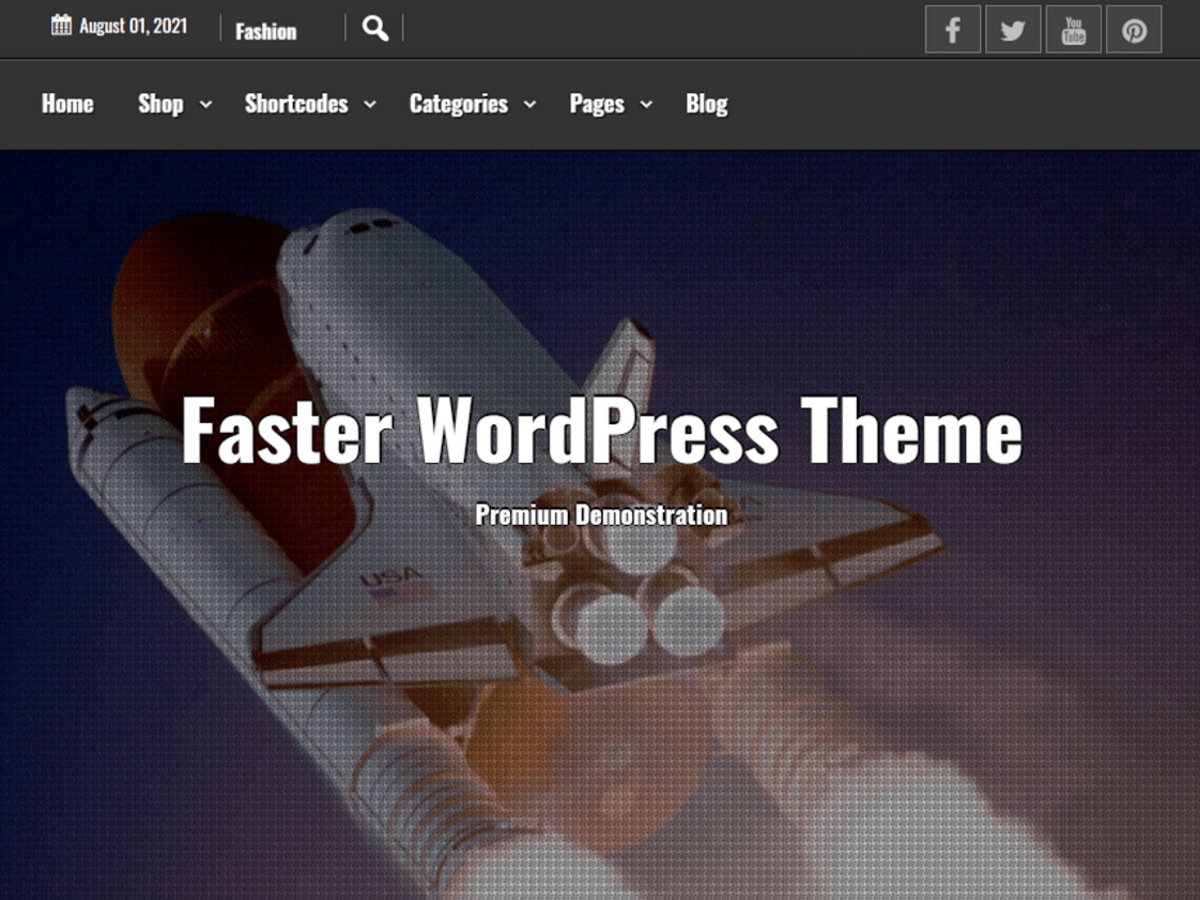 WordPress主题：Faster
