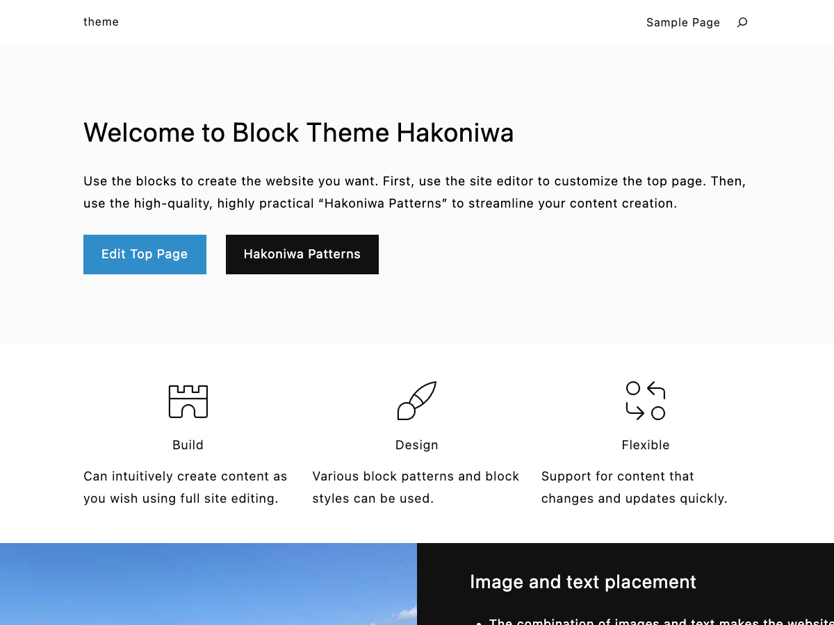 Hakoniwa | WordPress Theme | WordPress.org