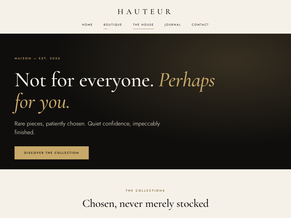 WordPress主题:Hauteur
