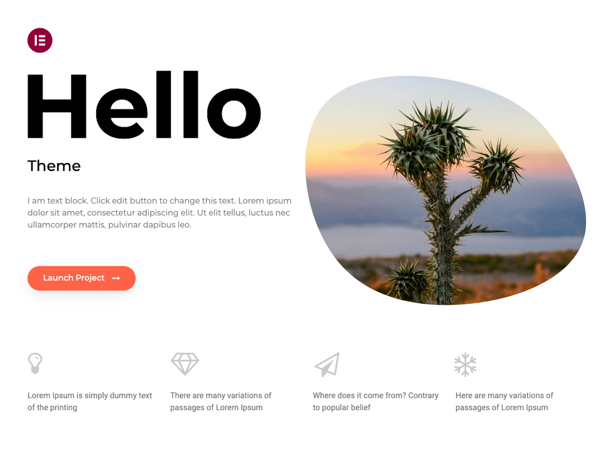 Hello Elementor child theme