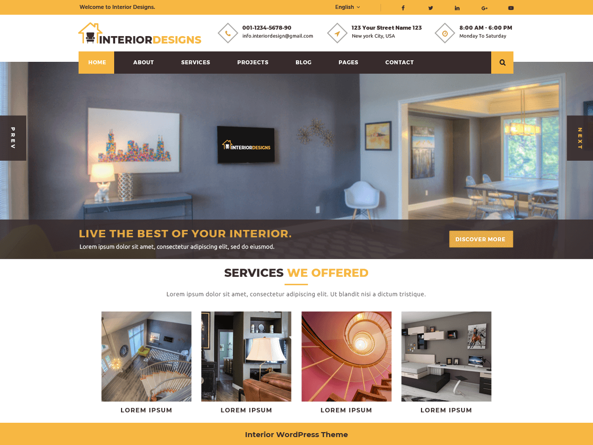 Interior Designs – WordPress theme | WordPress.org