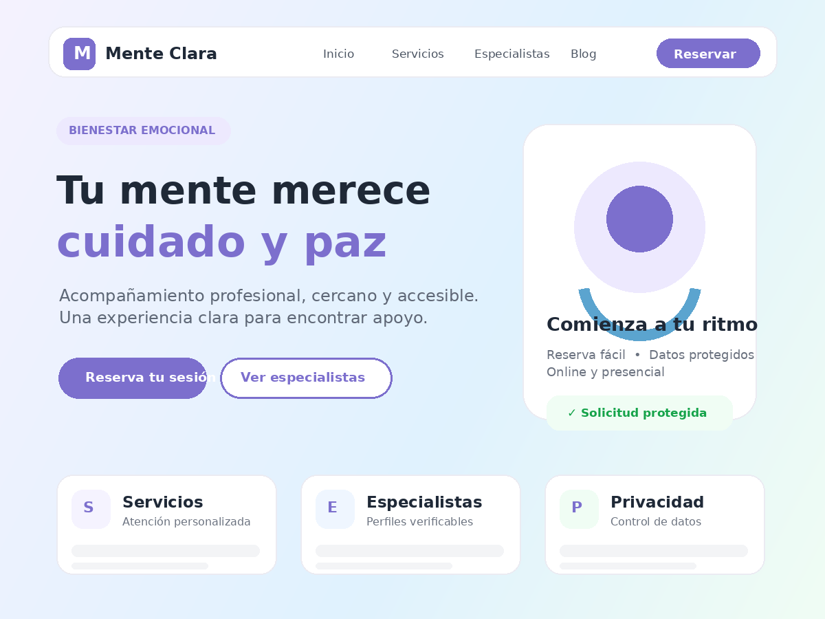WordPress主题:Mente Clara
