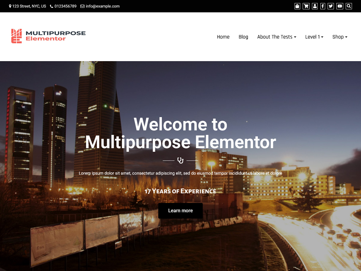 WordPress主题:Multipurpose for Elementor