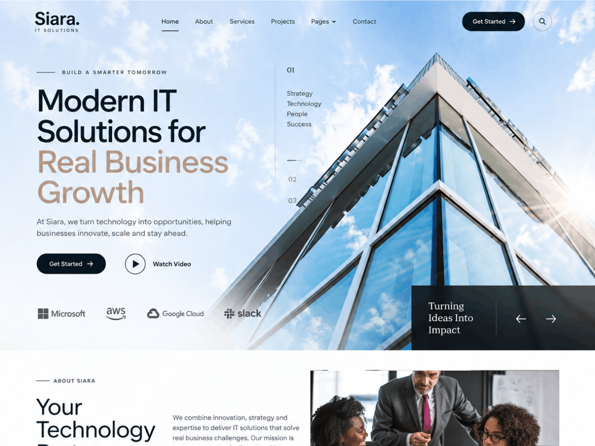 WordPress主题:Siara IT Solutions