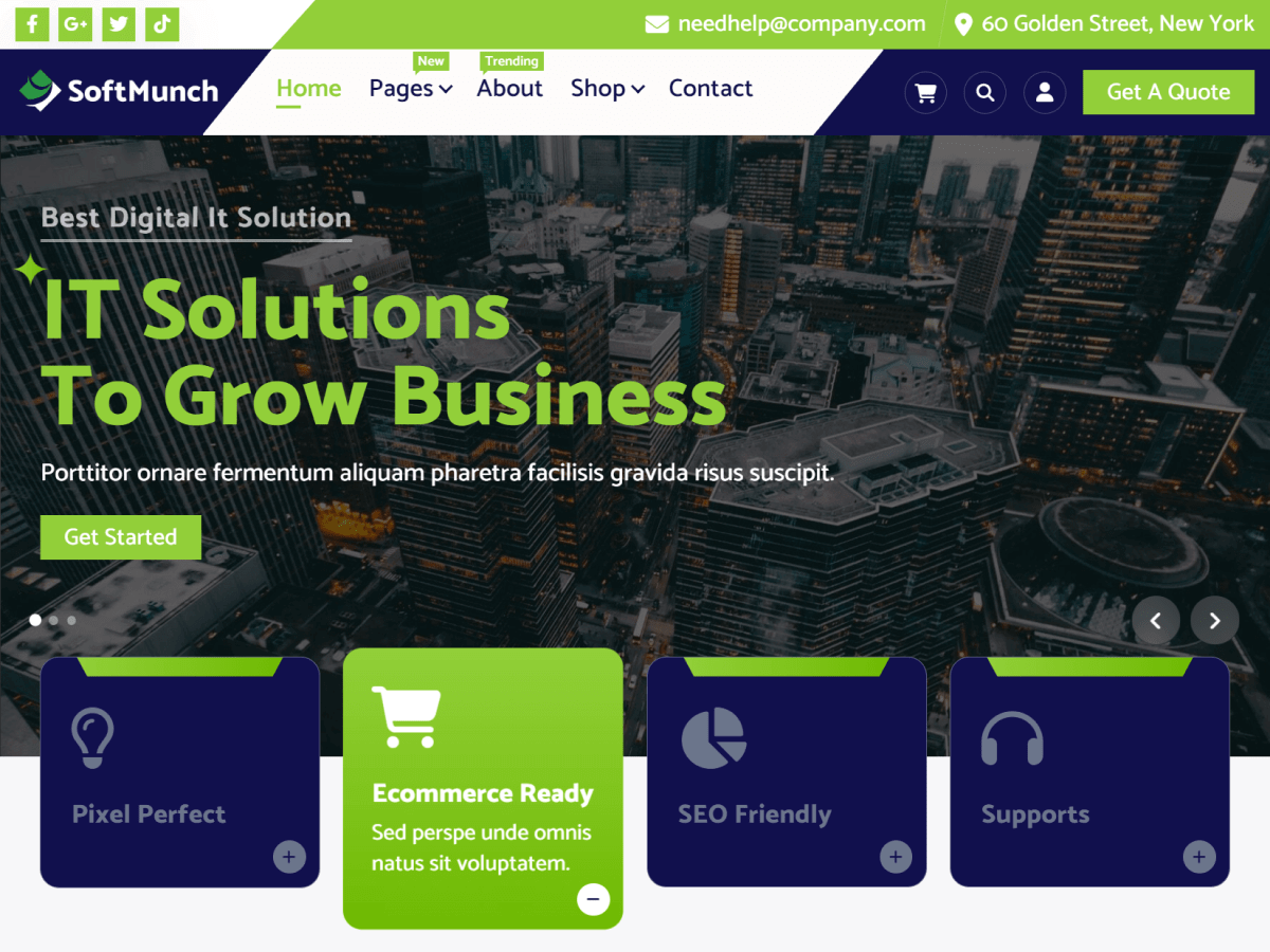 WordPress主题:SoftMunch