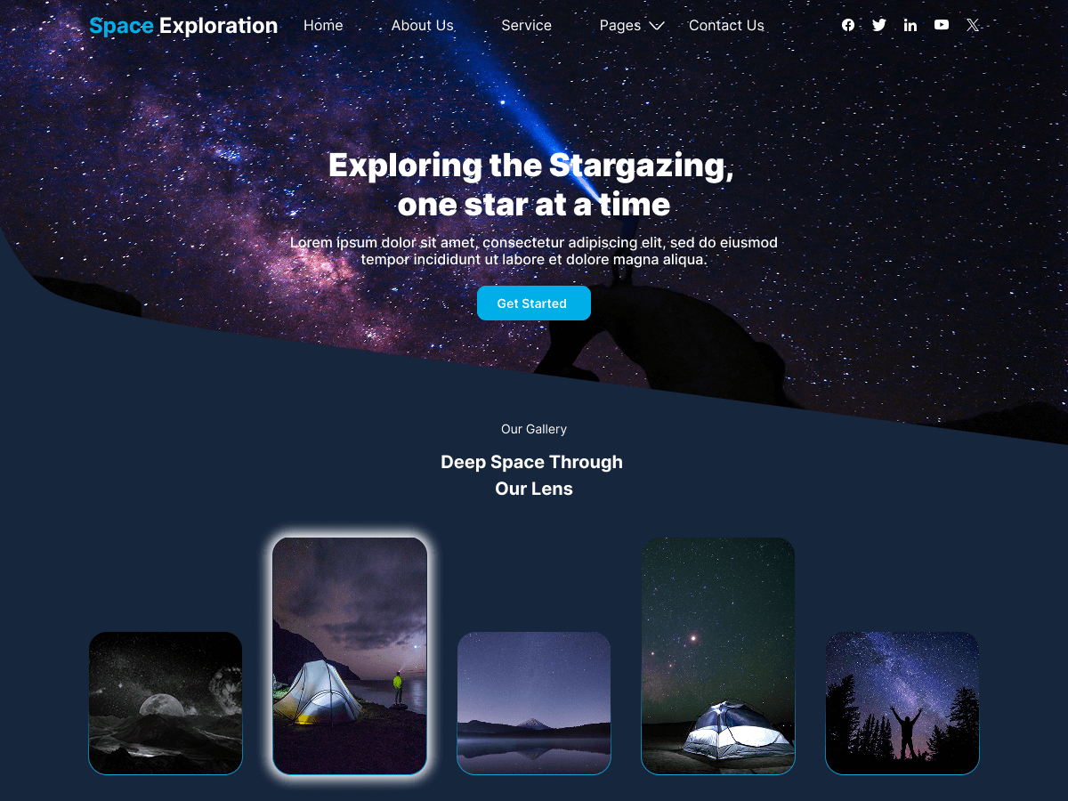 WordPress主题：Space Exploration