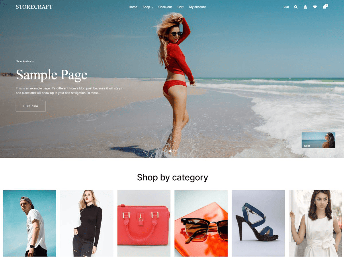 WordPress主题:Storecraft