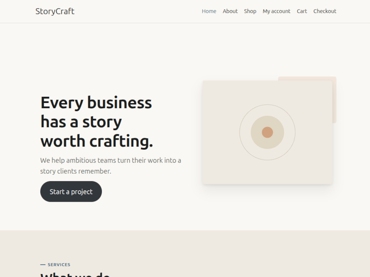 WordPress主题:StoryCraft