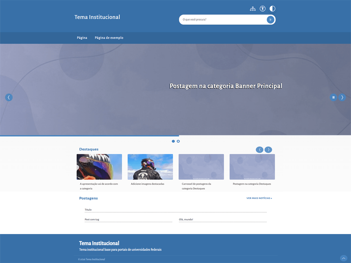 WordPress主题:Tema Institucional