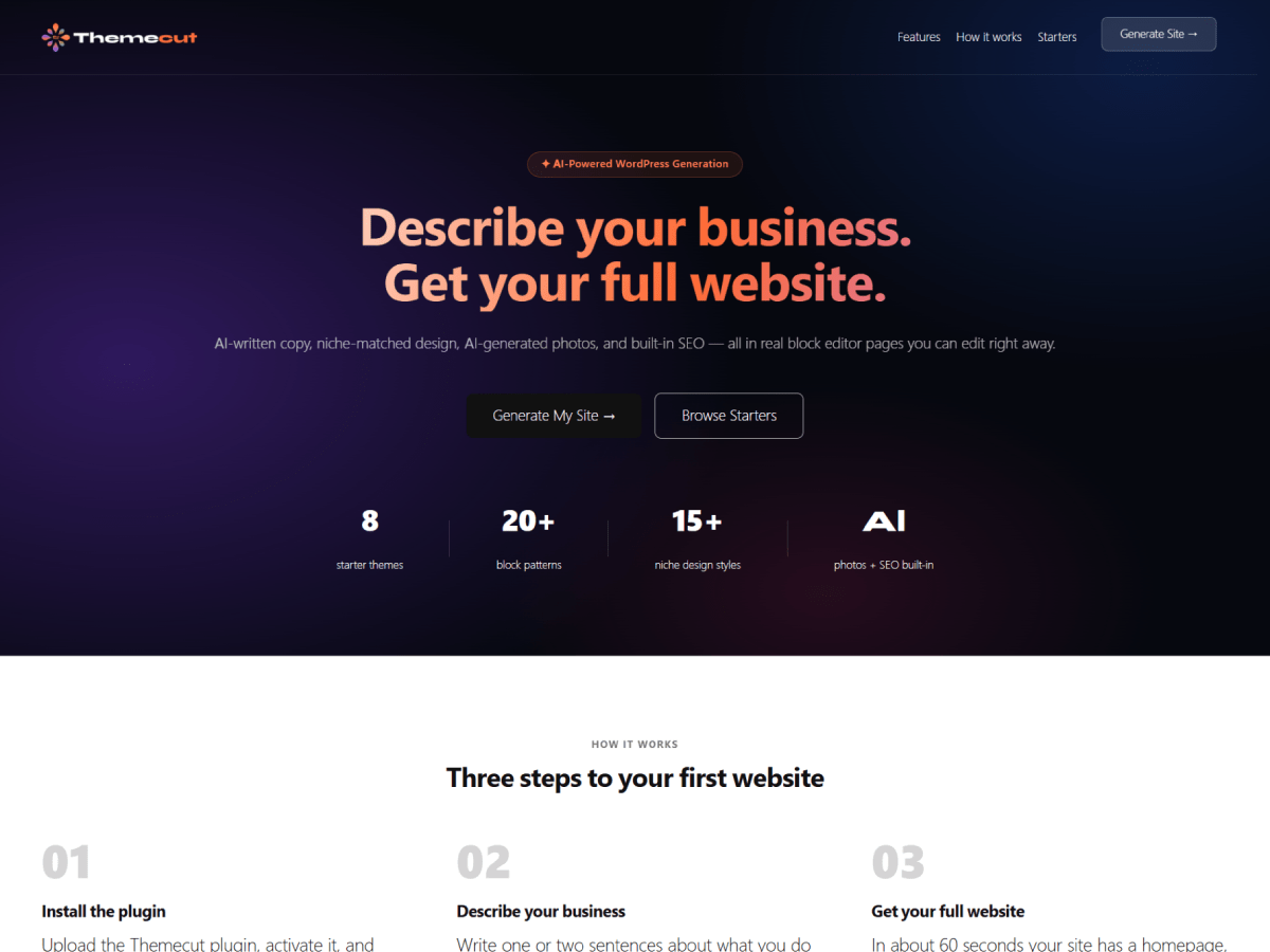 WordPress主题:Themecut