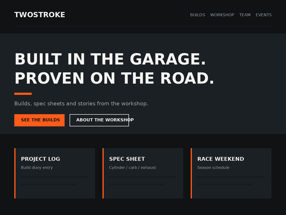 WordPress主题：TwoStroke