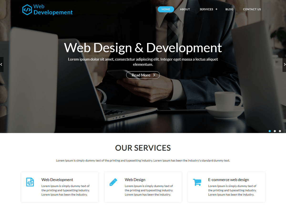 WordPress主题：Web Development