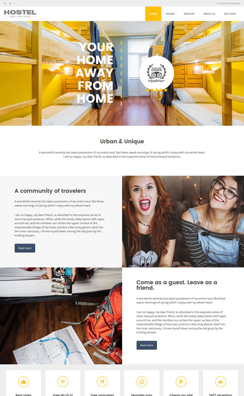 The best free wordpress themes for building a website. Book Your Travel - Online Booking WordPress Theme