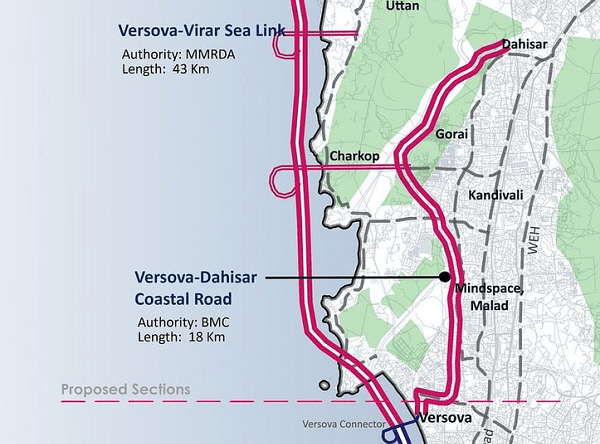 Versova Dahisar Coastal Road L T MEIL APCO JKIL NCC Win 