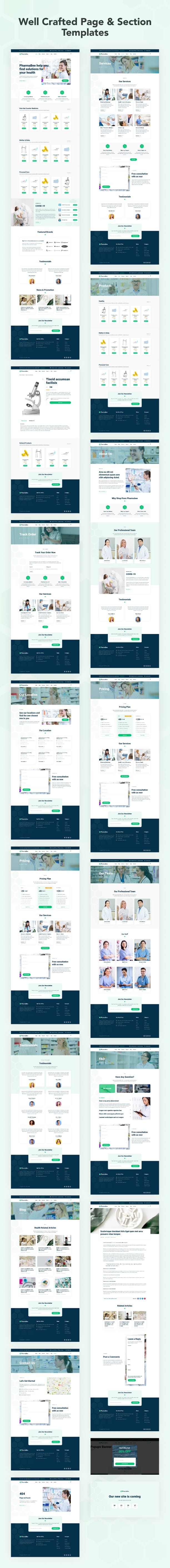 Herb store website template