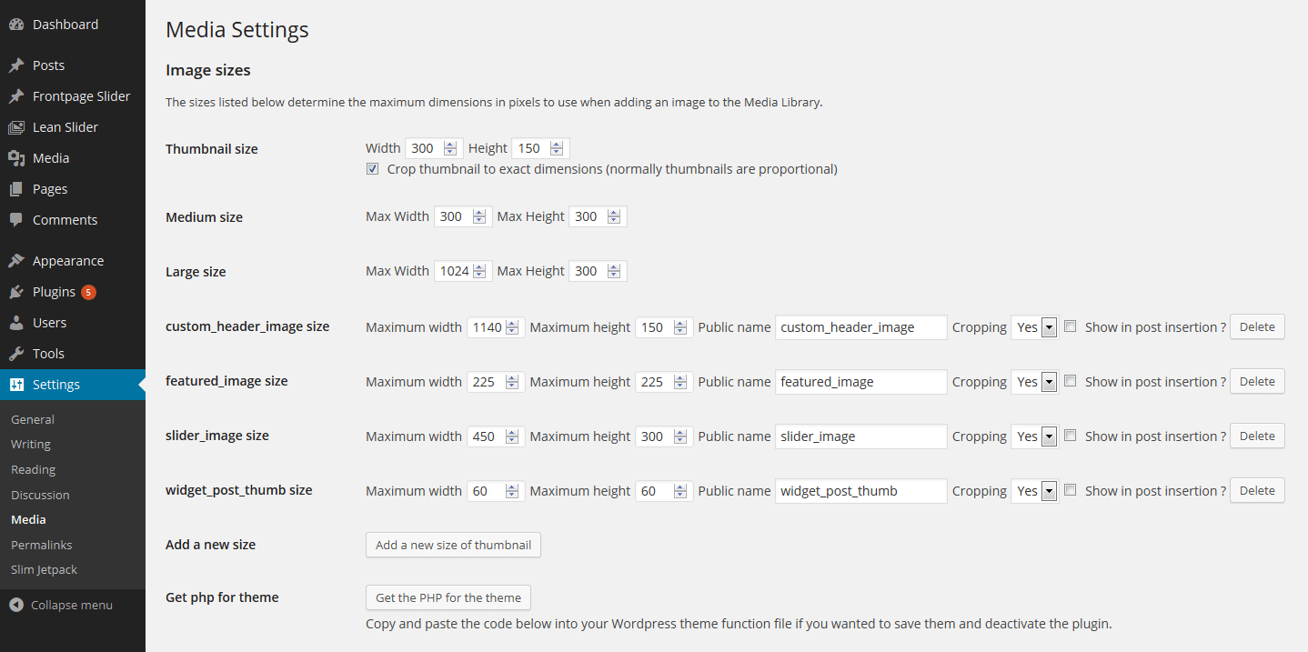 When do you need a wordpress image compression plugin? Change Size Of Featured Images Themezee