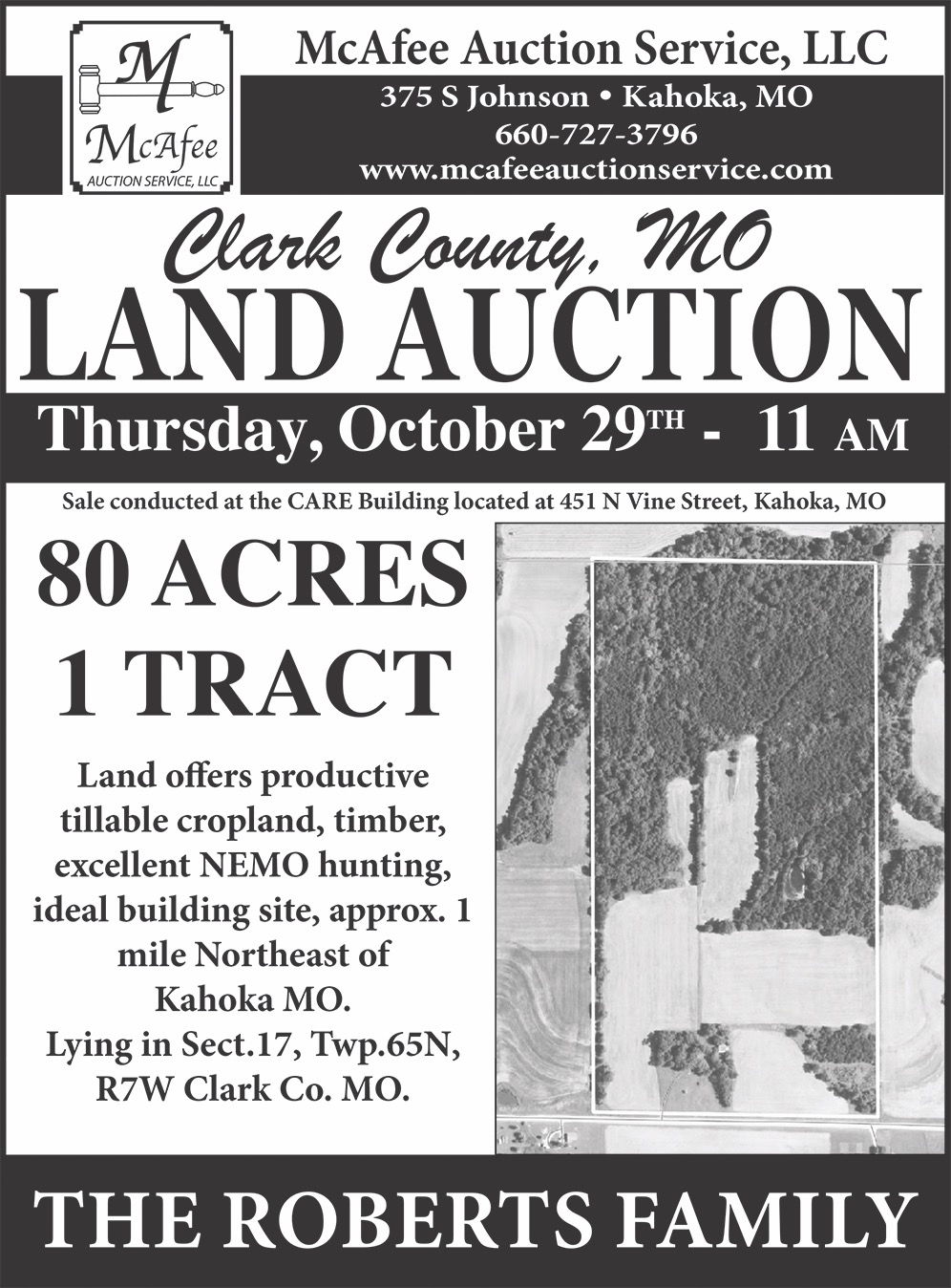 Roberts LAND AD