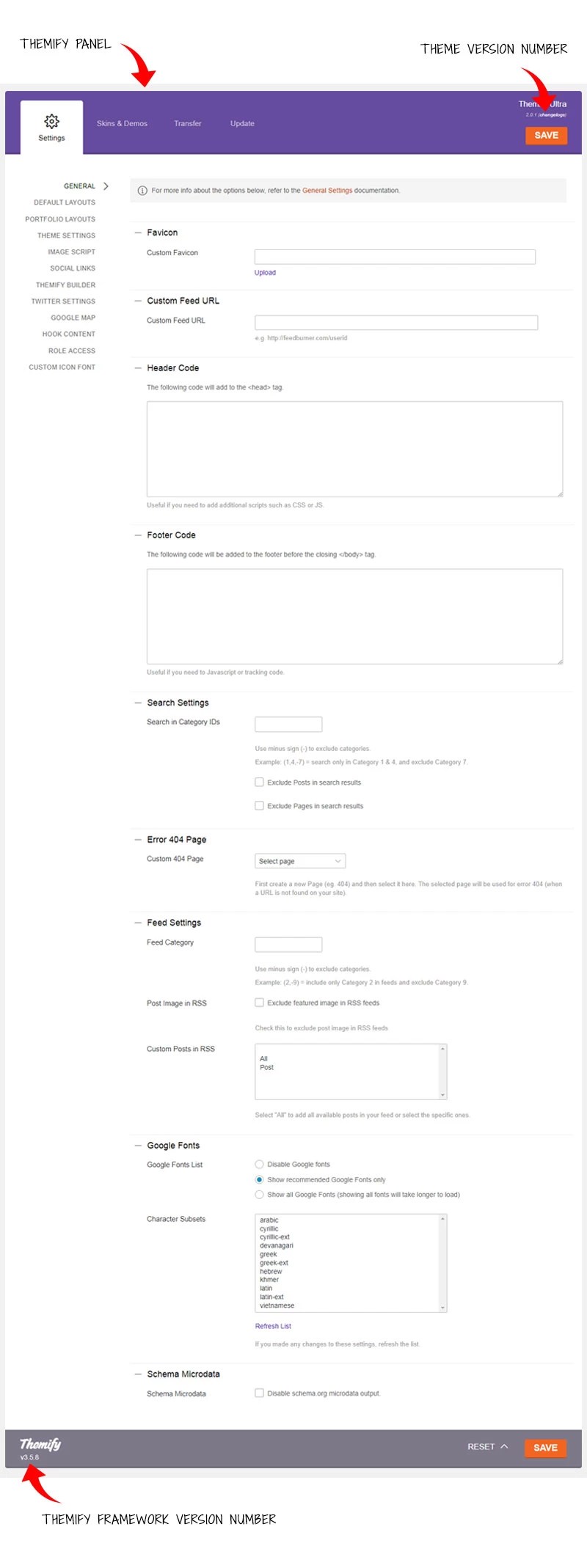 Here's what to do when using. Quick Starter Guide Themify
