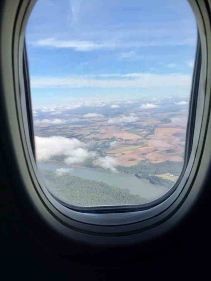 Arriving in Iguazu from Buenos Aires
