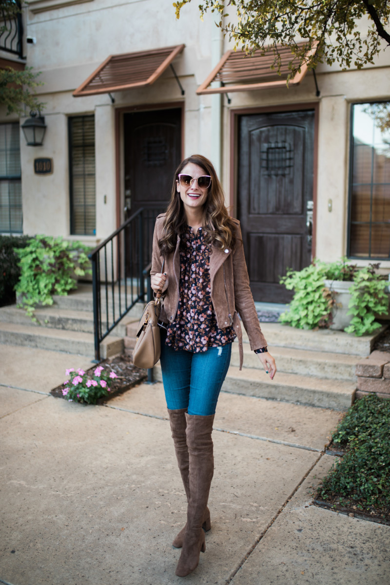 Image of a tall boots with dresses for women