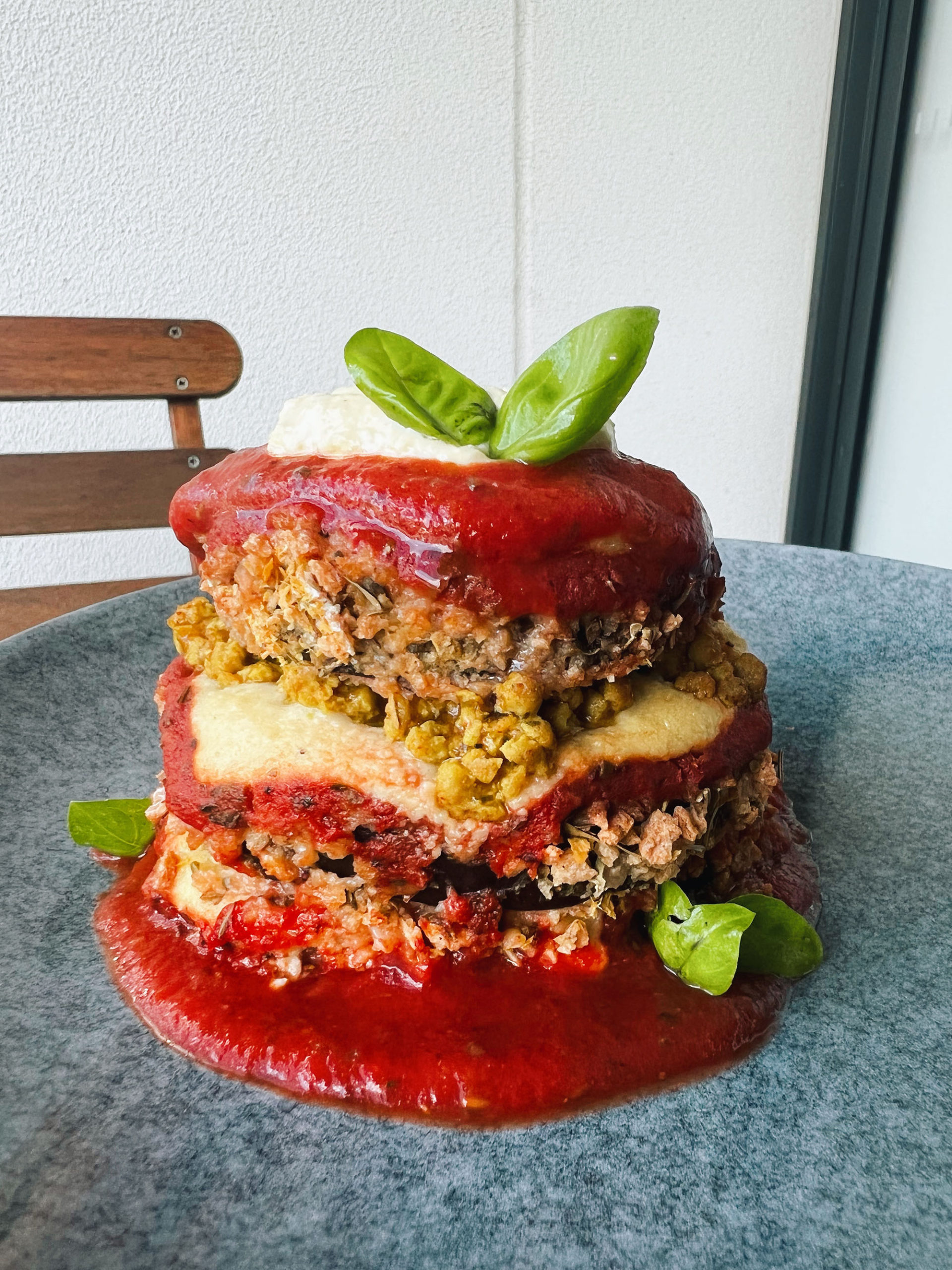 My Gluten Free Stuffed + Baked Aubergine Recipe (Vegan, low FODMAP)