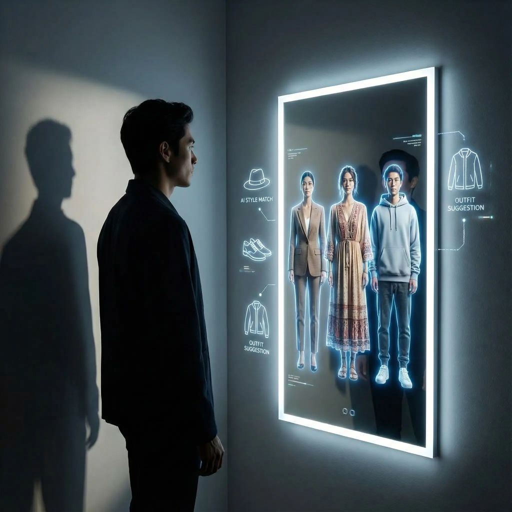 AI algorithm personal style aesthetic recognition fashion identity mirror reflection technology