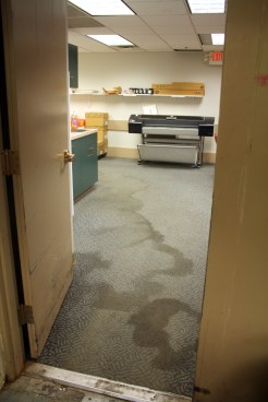 026 Water stains in a workspace