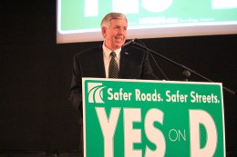 Gov. Parson speaks at a Prop D rally on October 17, 2018. PHOTO/ALISHA SHURR - THE MISSOURI TIMES