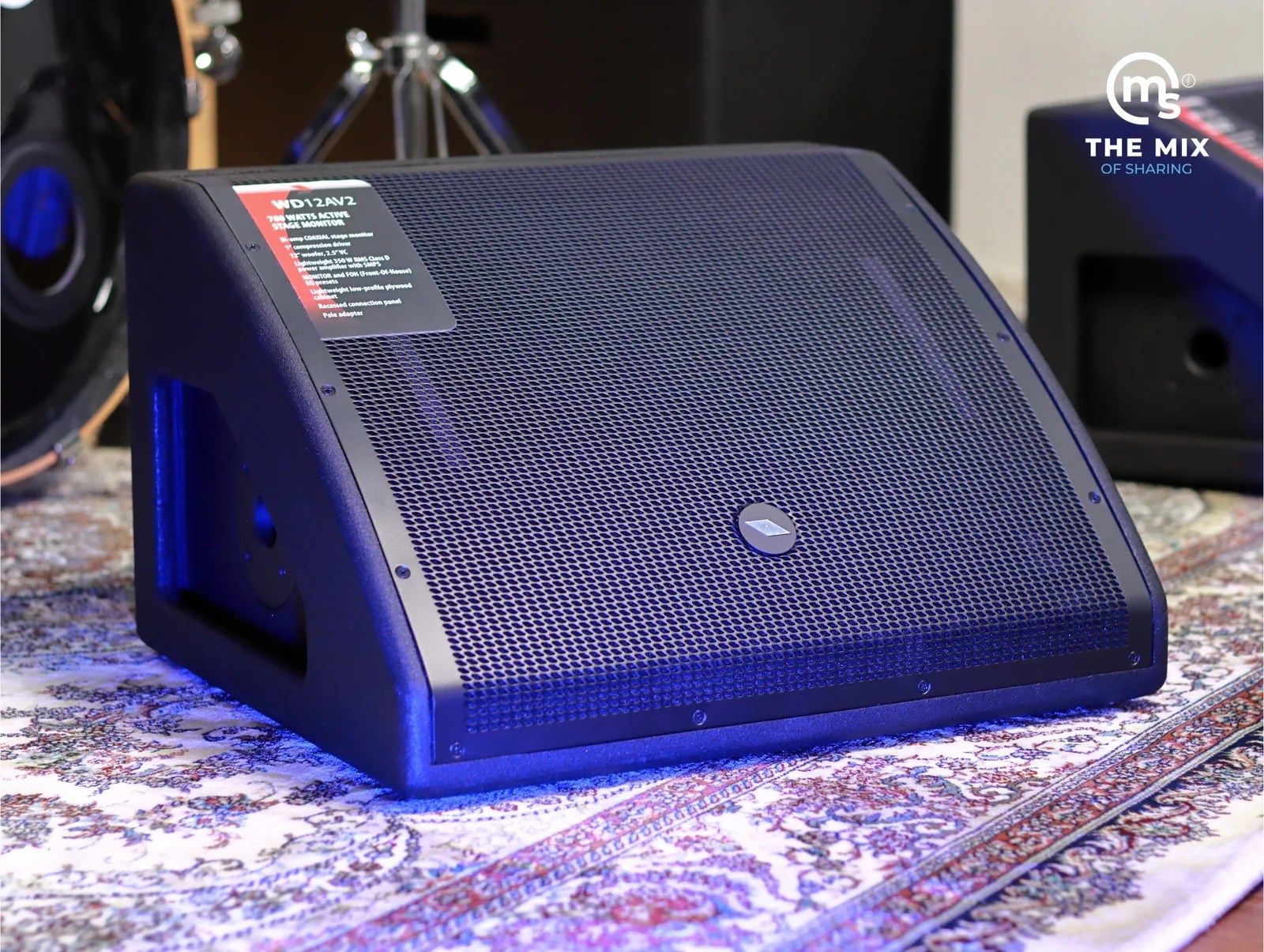 Alternative view of Proel WD12AV2 WEDGE Series Active 2-Way Coaxial 12" Stage Monitor