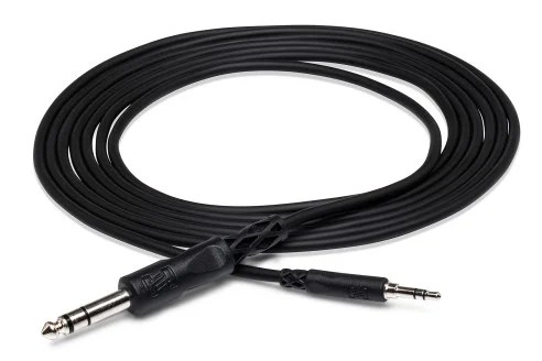 Hosa CMS-110 Stereo Interconnect Cable - 3.5mm TRS Male to 1/4-inch TRS Male - 10 foot