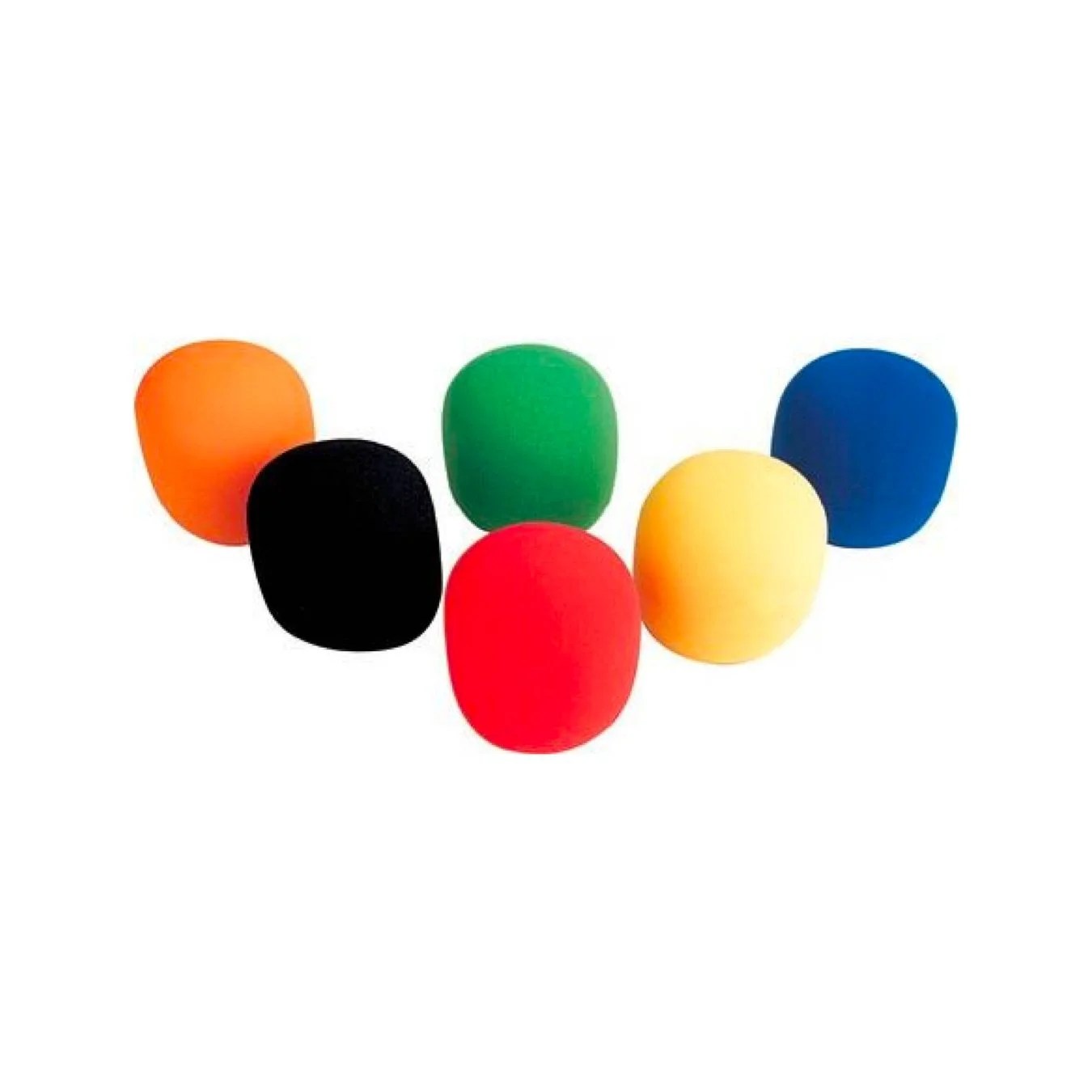 Proel Stage WS6 - Set of 6 universal microphone sponge windscreen set.