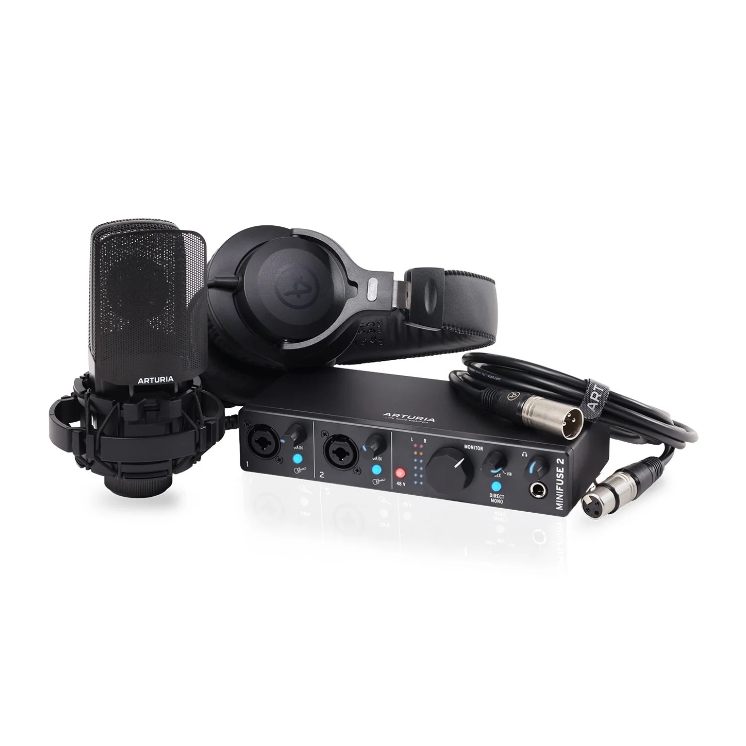 Arturia MiniFuse 2 Recording Pack - Black
