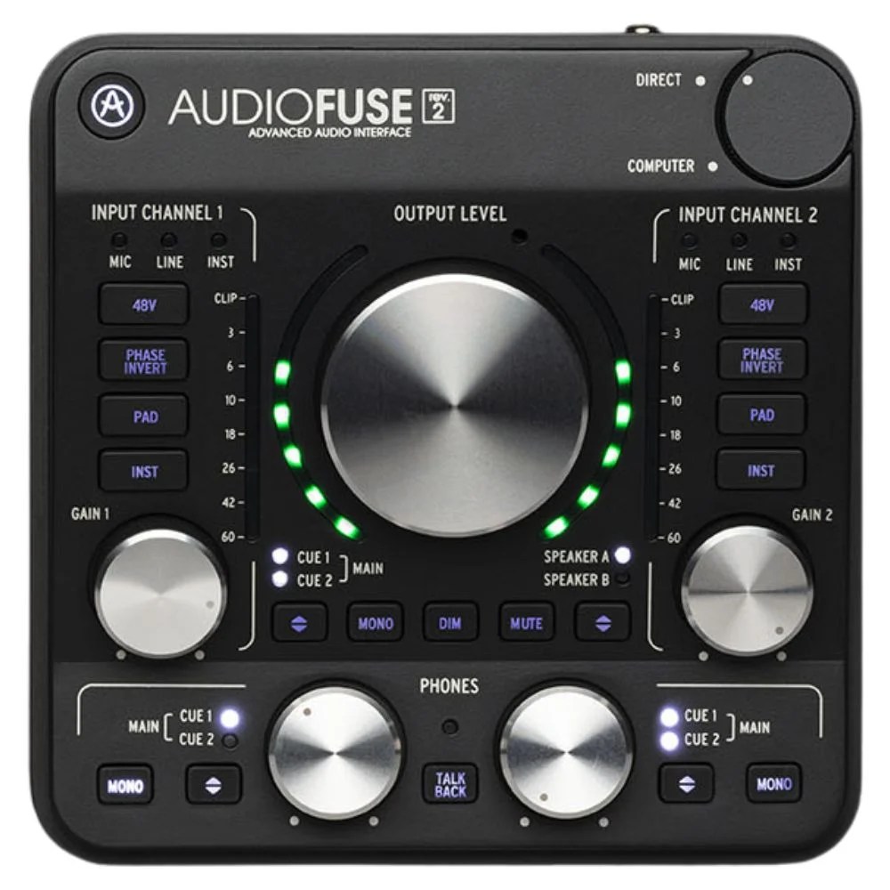 Arturia AudioFuse Rev 2 14-channel Compact Versatile Audio Interface