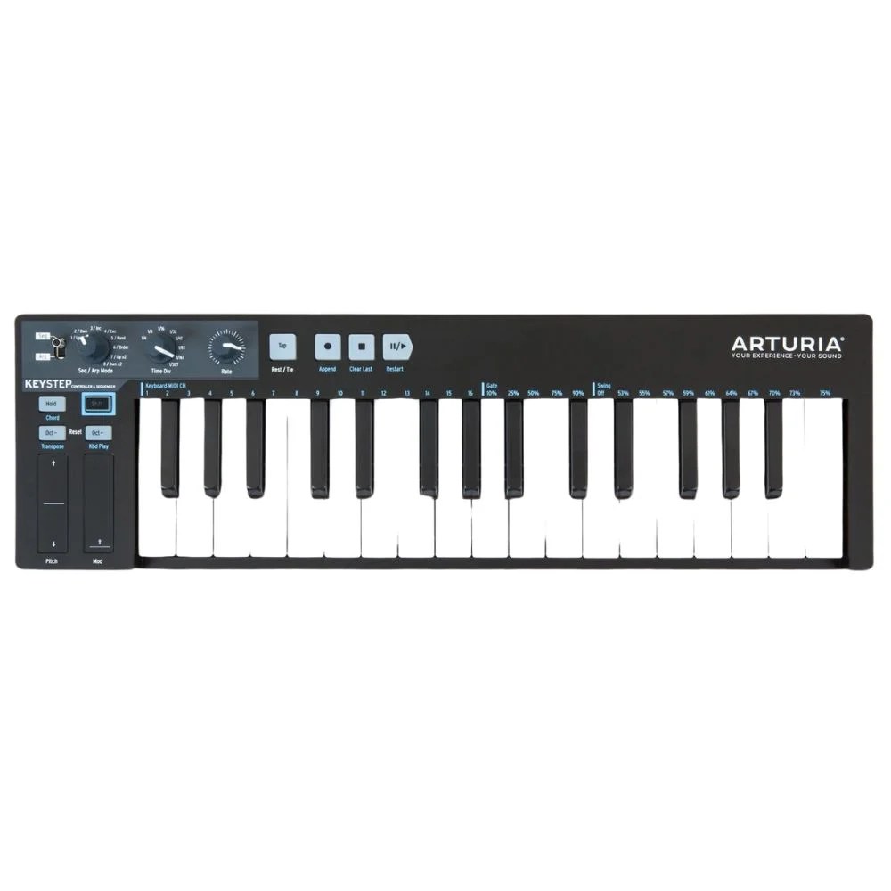 Arturia KeyStep​ Redefining The Portable Midi Keyboard Controller - Black