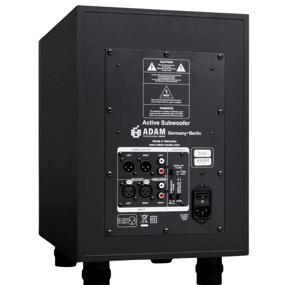Alternative view of ADAM Audio Sub8 8-inch 160W Active Subwoofer